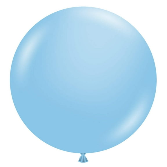 17" Baby Blue Latex Balloons 50 Count by Tuf-Tex Latex Balloons