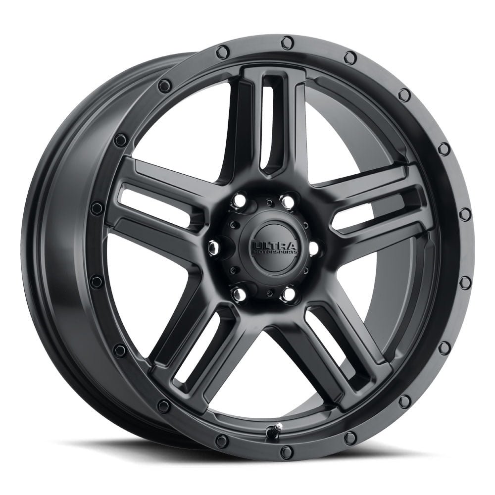 17" Black 258 Prowler Wheel by Ultra Wheel 258-7973SB12