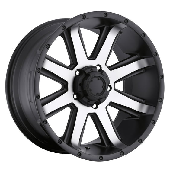 17" Black With Diamond Cut Face Crusher 195 Wheel by Ultra Wheel 195-7853U