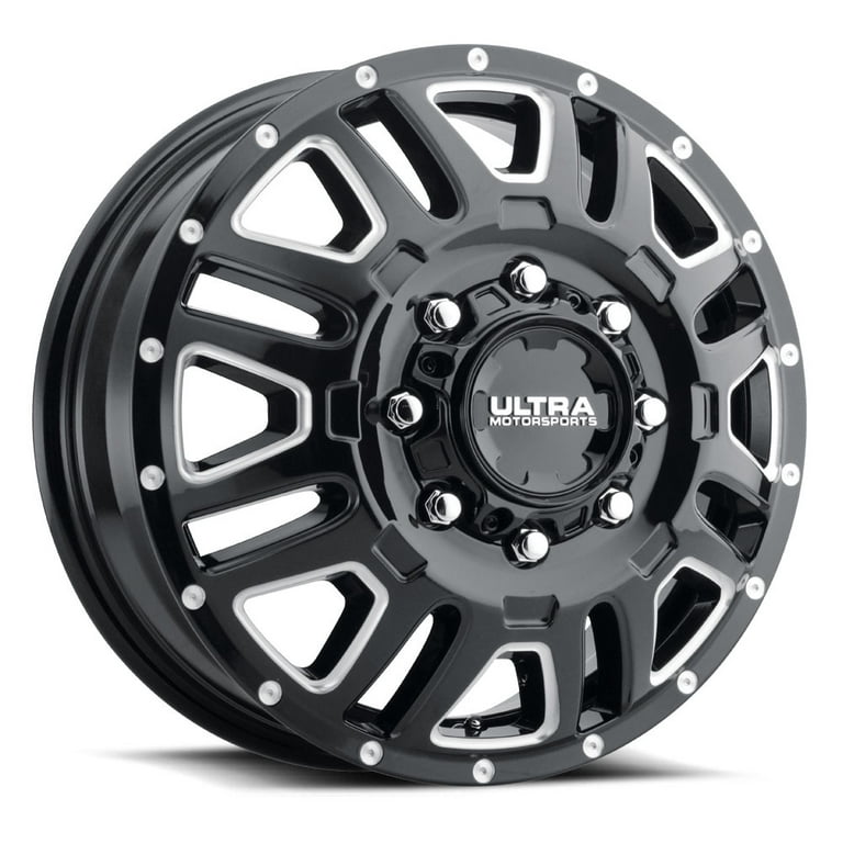 17 inch black dually wheels cheap
