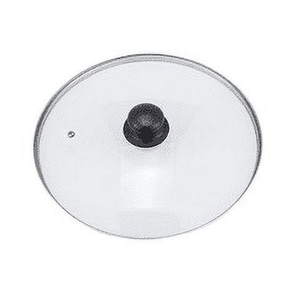 17 CM Glass Lid for Frying Pan, Fry Pan, Skillet, Pan Lid, 17CM/6.6", Clear