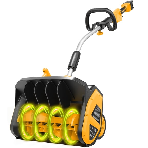 18'' Cordless Snow Shovel Compatible with DeWalt 20V MAX Battery, Tool Only 40V Electric Snow Blower with Wheels & Adjustable Direction, 28FT Max Throw, Brushless Snow Thrower for Driveway Deck