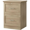 realspace 17 d vertical 2 drawer file cabinet spring oak