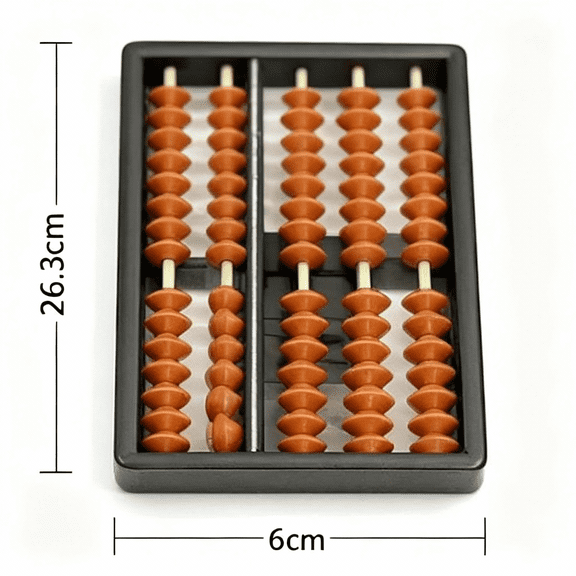 17-Digit Abacus Soroban - Chinese Math Calculator Counting Educational Tool