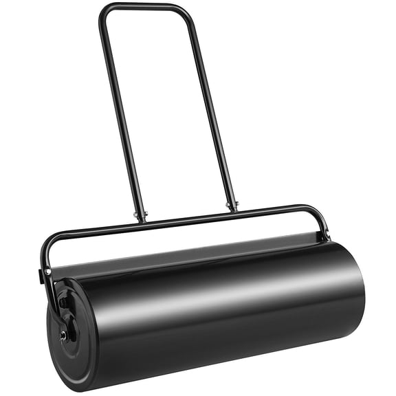 17 Gallon Lawn Roller with Steel Construction and Ergonomic Handle for Easy Push and Pull, Ideal for Garden, Farm and Park Use