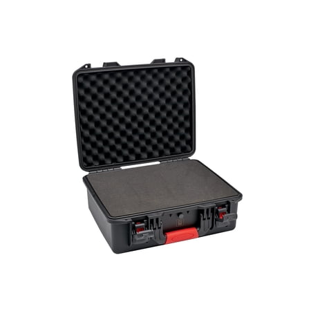 17" Hard case with cubed foam inside for laptop etc - DGCASE@50-01 | int: 15.35 x 10.43 x 5.94 in
