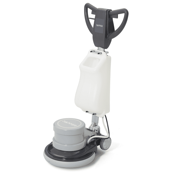 17" Heavy Duty Floor Buffer Polisher, 1500W, 154 RPM, 3.5 Gal Tank, Brushes & Pads Included