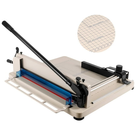 17" Heavy Duty Guillotine Trimmer Paper Cutter,Cortadora de Papel 500 Sheets Paper Trimmer with Double Safety Protection Durable HSS Blade for Cutting Paper