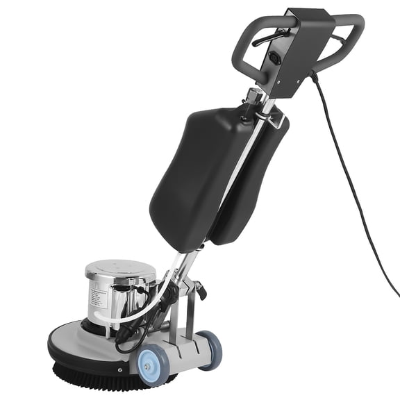 YEAHIBABY Grey Floor Buffer Machine Versatile for All Floors with Large Water Tank and Long Cord