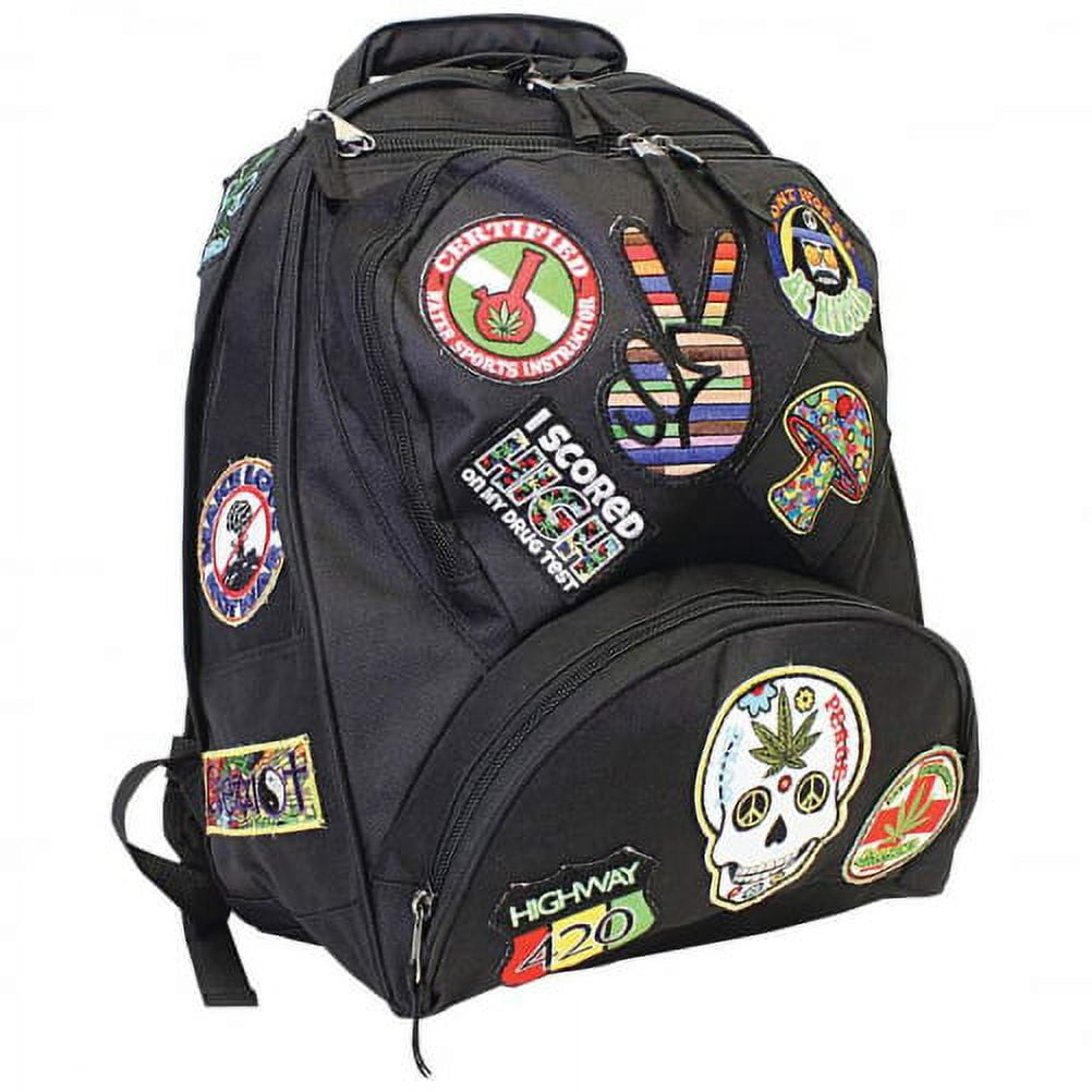17 Hippie Backpack with 15 Patches - Walmart.com