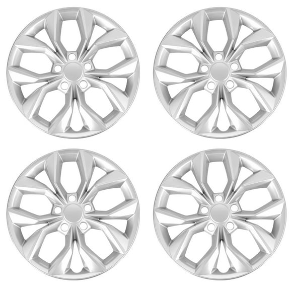 17" HubCaps Compatible With 2023-2024 HONDA CRV ; 17 inch Steel Wheel Covers ; Silver; Set Of 4 Packs