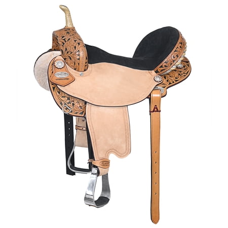 17 In Flex Tree Western Horse Saddle American Leather Trail Barrel Racing By Hilason
