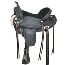 17 In Hilason Western Horse Treeless Trail Pleasure American Leather Saddle