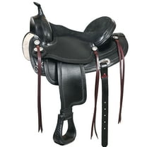 17 In Hilason Western Horse Treeless Trail Pleasure American Leather Saddle