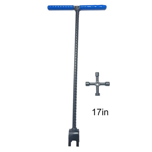 17 In T-handle wrench Multi-function T-handle wrench Water meter wrench U-Head