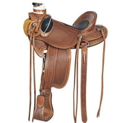 17 In Western Horse Saddle American Leather Wade Ranch Roping Light Antique Tan Hilason
