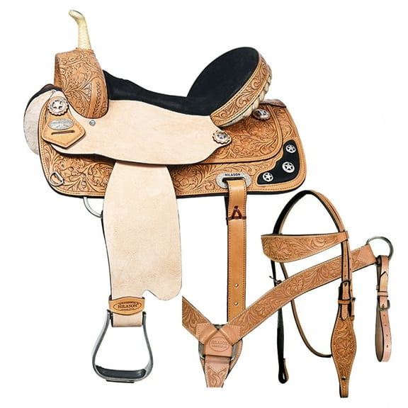 17 In Western Horse Treeless Saddle American Leather Trail Barrel Tack
