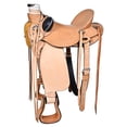 thumbnail image 1 of 17 In Western Horse Wade Saddle American Leather Ranch Roping Tan Hilason, 1 of 7