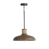 17 Inch 1 Light Pendant In Urban/Industrial Style 17 High By 8.75 Wide -Traditional Installation Capital Lighting 340312Yg