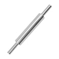 thumbnail image 1 of 17-Inch 18/8 Stainless Steel Rolling Pin - Metal Dough Roller for Baking, Pizza, Chapati & Cookies - Non- Handles, Dishwasher Safe (1Pcs), 1 of 4