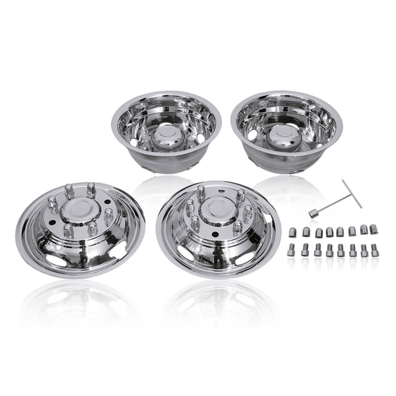 17 Inch 8 Lugs 5 Hand Holes Stainless Steel Wheel Simulators for 2011 ...