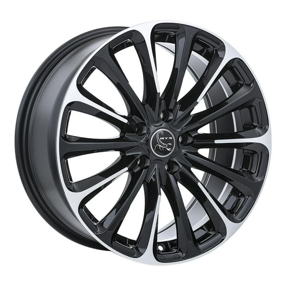 17 Inch Black Alloy Wheel Rim for Jeep Compass Patriot, RTX 81672 17x7.5 5x114.3