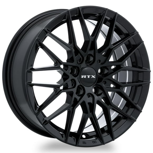 17 Inch Black Alloy Wheel Rim for Jeep Compass Patriot, RTX 82938 17x7.5 5x114.3