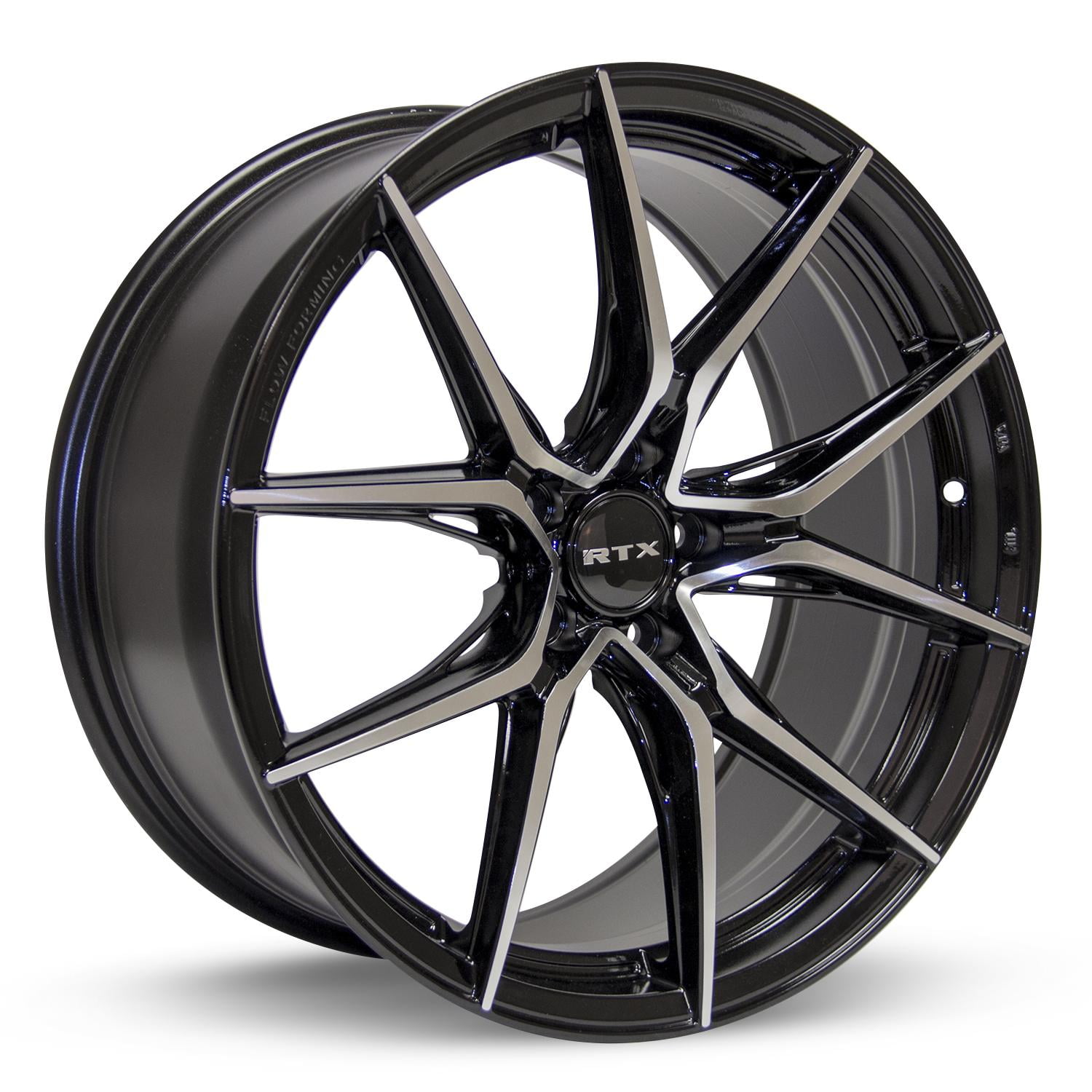 17 Inch Black Alloy Wheel Rim for Mazda 6, RTX 82817 17x7.5 5x114.3 5Lug