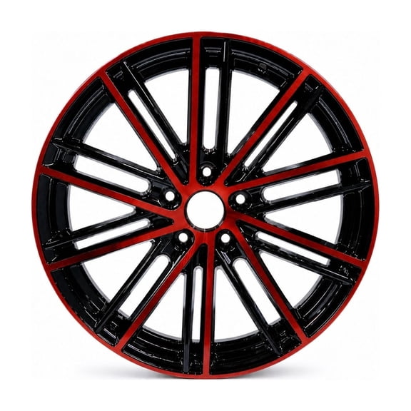 17 inch Black Machined Red Alloy Wheel Rim 5x114.3 for Mazda RX-7 OS7S