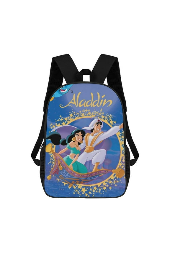 17 Inch Classic Shoulder Bag, Aladdin Backpack Travel Knapsack Lightweight Daypack Outdoor