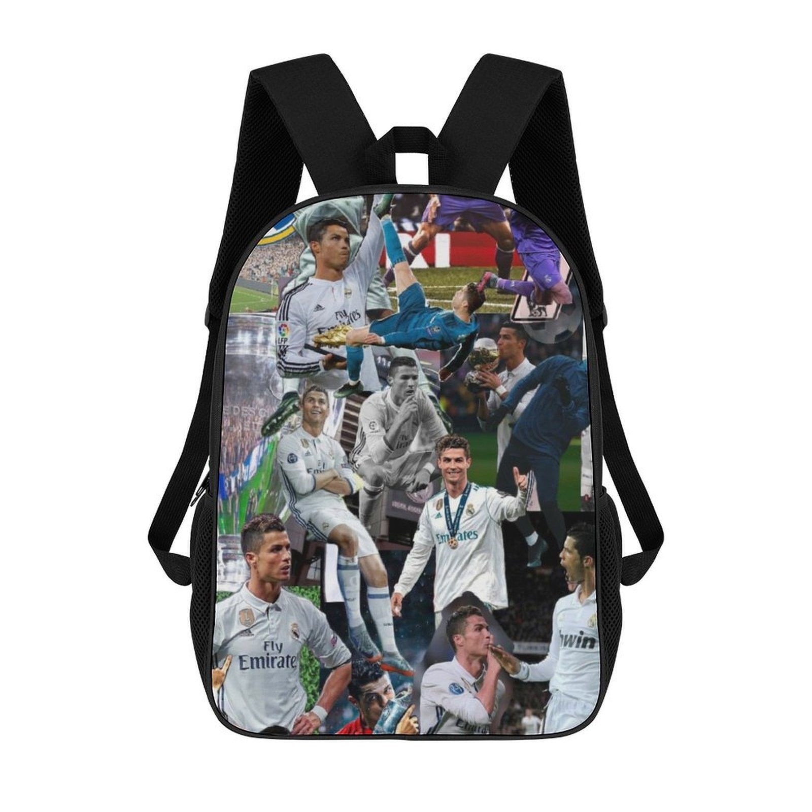 17 Inch Classic Shoulder Bag, Cristiano Ronaldo Backpack Travel ...