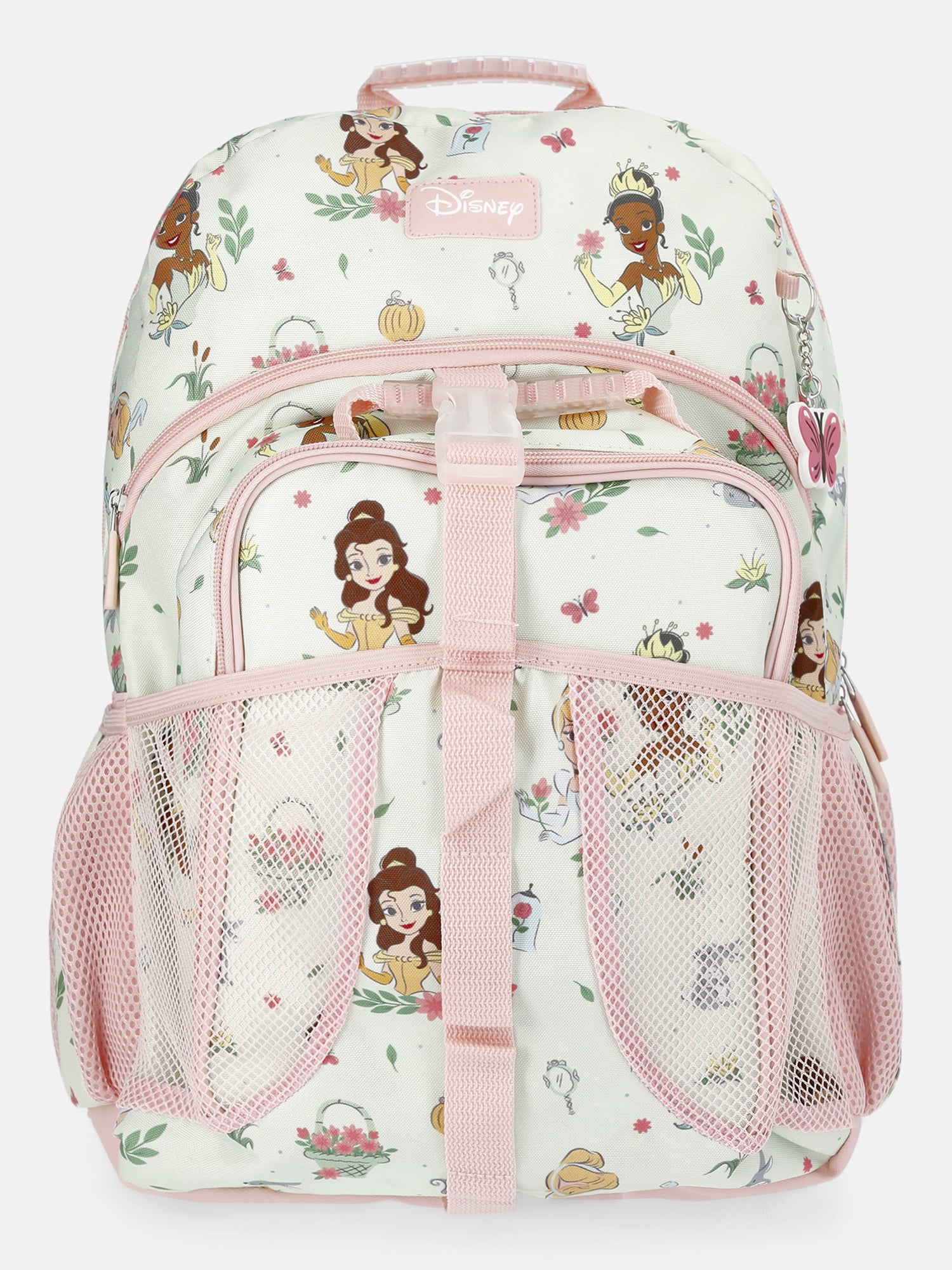 Disney Princess Girls 17" Modern Backpack Set, Green