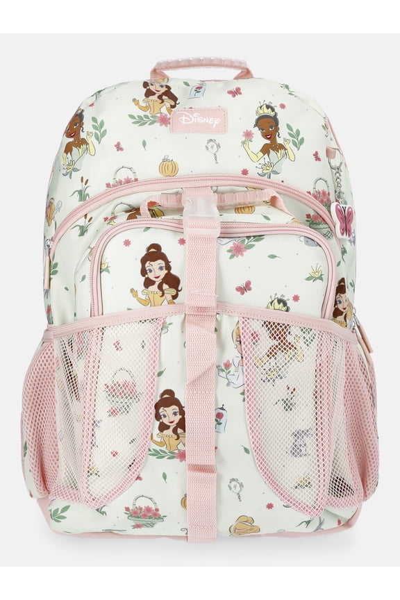 Princess Girls 17" Modern Backpack Set, Green