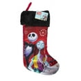 thumbnail image 1 of 17 Inch Disney The Nightmare Before Christmas Jack Skellington, Sally and Zero Stocking, 1 of 1