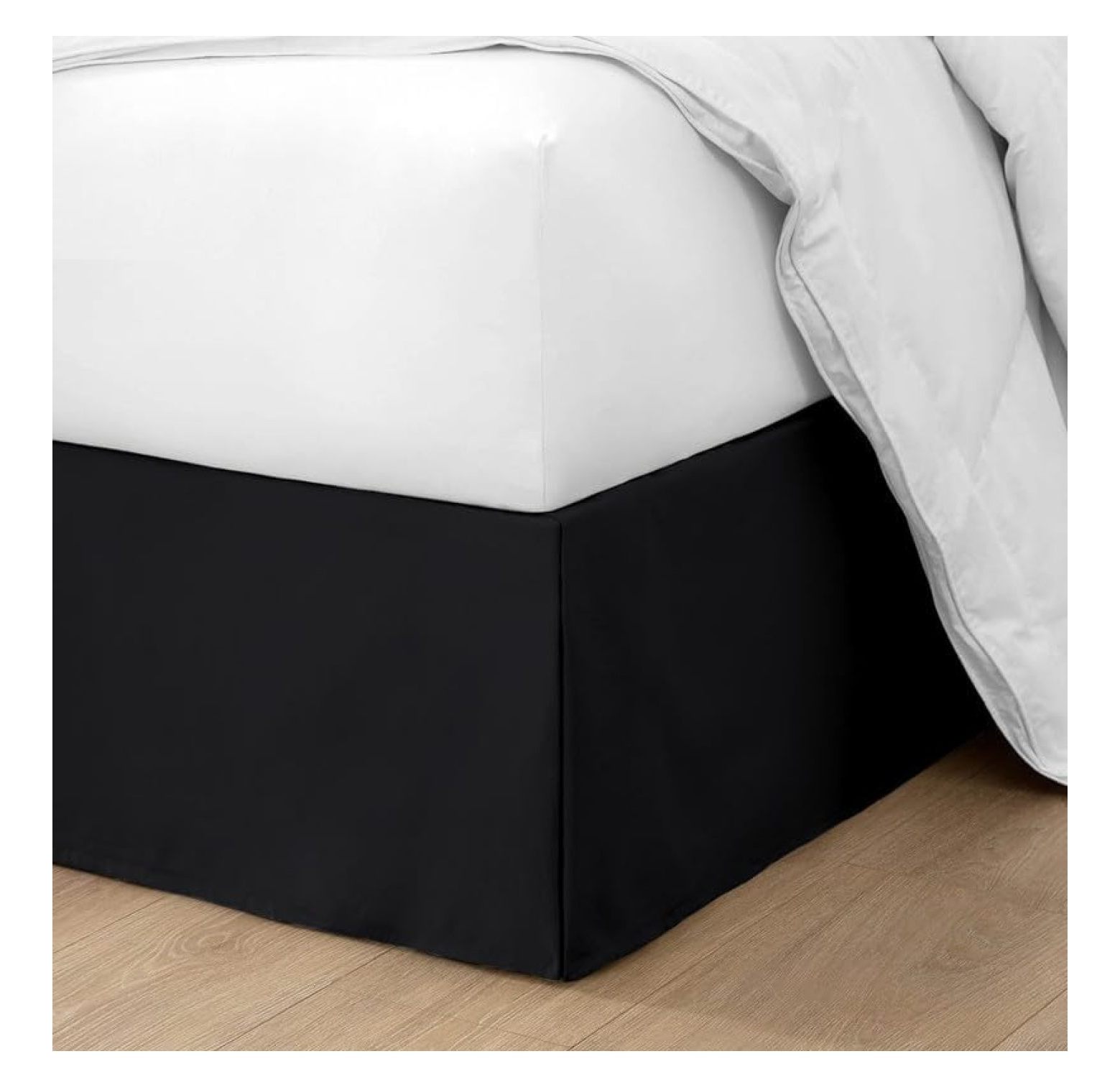 17 Inch Drop Bed Skirt Full XL Size with Platform to Stay in Place