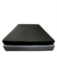 thumbnail image 1 of 17 Inch Extra Deep Fitted Sheet/Bottom Sheet (Twin, Stripe Black) - 1800 Series Brushed Microfiber - Deep Pocket Fitted Sheet by The Great American Store, 1 of 4