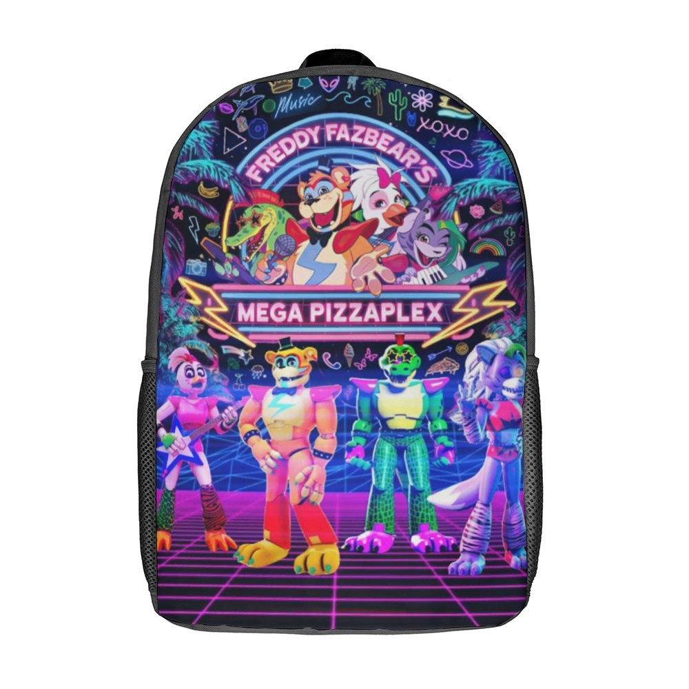 17 Inch Five Nights Fre-dd Laptop Backpack Travel Bag Daypack ...