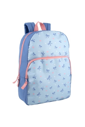 17 Inch Fun Printed Backpack for Commute and Travel in Beautiful Bows Print