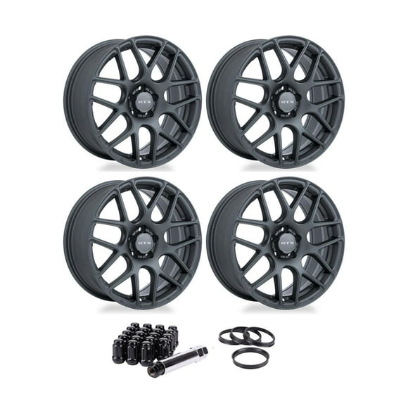 17 Inch Granite Rims (Set of 4) for 2016-2024 Mini Cooper Clubman, RTX 82781-KW