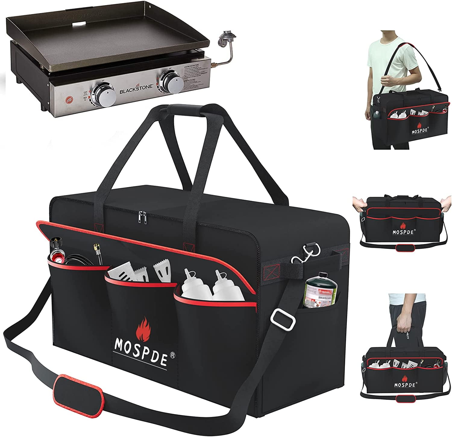 MOSPDE Durable and Water-Resistant Mesh Grill Bags