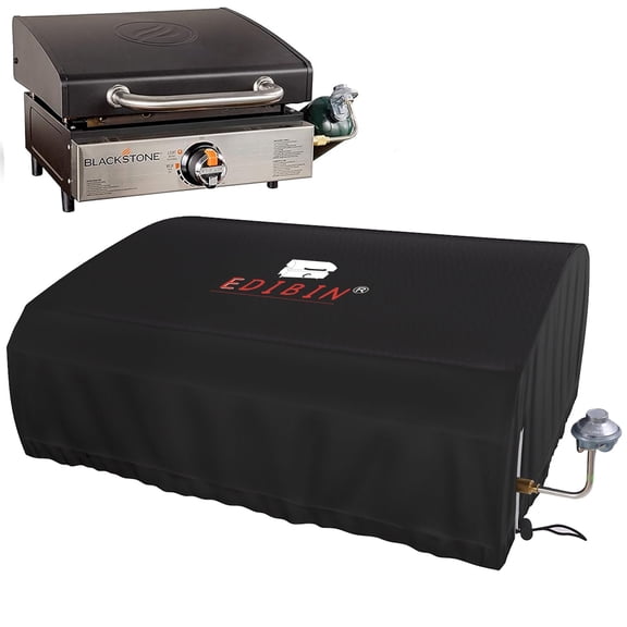 17 Inch Griddle Cover for Blackstone 17 inch Tabletop Griddle with Hood,100% Waterproof 900D Heavy Duty Polyester Flat top 17" Gas Grill Cover for Blackstone 17" Griddle