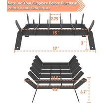 17 Inch Heavy Duty Fireplace Grate