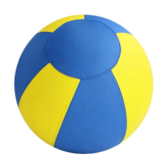 17-Inch Large Dog Toy Ball, Heavy Duty Herding Ball for Dogs Agility Training, Anti Burst Fabric Cover Protective Inflatable Pet Play Ball