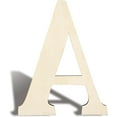 thumbnail image 1 of 17 Inch Large Wooden Letters O Blank Unfinished Wood Letters Numbers Sign A-Z Alphabet Cutouts Paintable Wooden Letters for Home Wall Decor Birthday Wedding Party Classroom Nursery Decor (O), 1 of 10