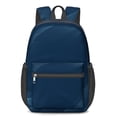 thumbnail image 1 of 17 Inch Lightweight Backpack,PVC Waterproof Oxford Fabric, Ergonomically Designed, with Large Capacity, Abstract Geometric Print, 1 of 5