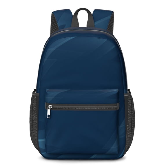 17 Inch Lightweight Backpack,PVC Waterproof Oxford Fabric, Ergonomically Designed, with Large Capacity, Abstract Geometric Print