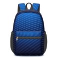thumbnail image 1 of 17 Inch Lightweight Backpack,PVC Waterproof Oxford Fabric, Ergonomically Designed, with Large Capacity, Abstract Geometric Print, 1 of 5