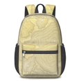 thumbnail image 1 of 17 Inch Lightweight Backpack,PVC Waterproof Oxford Fabric, Ergonomically Designed, with Large Capacity, Adventure Map Print, 1 of 5