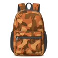 thumbnail image 1 of 17 Inch Lightweight Backpack,PVC Waterproof Oxford Fabric, Ergonomically Designed, with Large Capacity, Camouflage Print, 1 of 5
