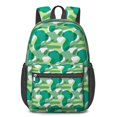 thumbnail image 1 of 17 Inch Lightweight Backpack,PVC Waterproof Oxford Fabric, Ergonomically Designed, with Large Capacity, Camouflage Print, 1 of 4